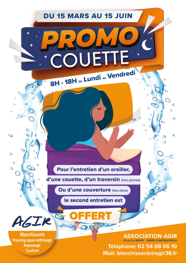Lavage couette chateauroux